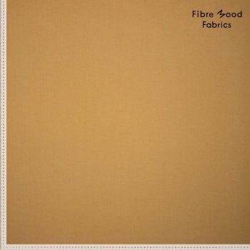 Fibre Mood, Webware Baumwolle Poplin stone washed, ocker